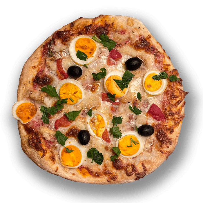 Pizza de Bacalhau - Pizzaria do Bonfim